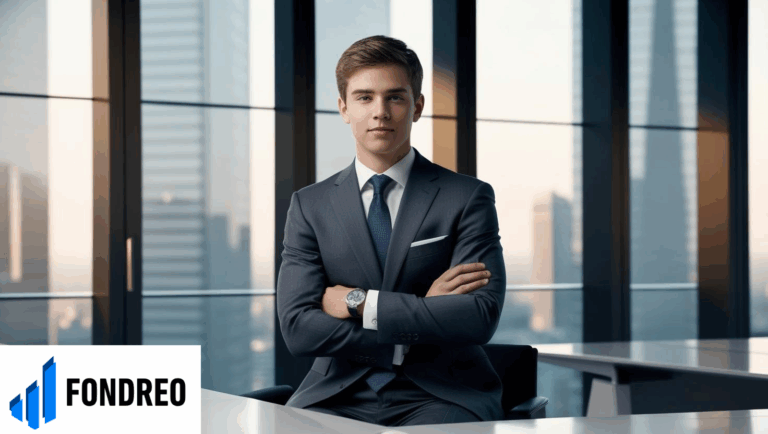 A young person in a suit. FONDREO gives you the opportunity to run your own project - with expert support.